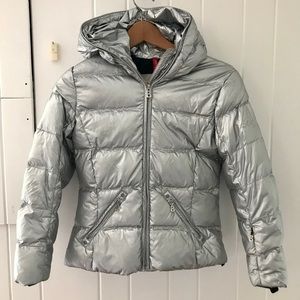 Kids / Girls Bogner silver down ski parka